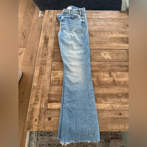 MOTHER Denim - Mother denim high rise hustler ankle fray jeans size 24